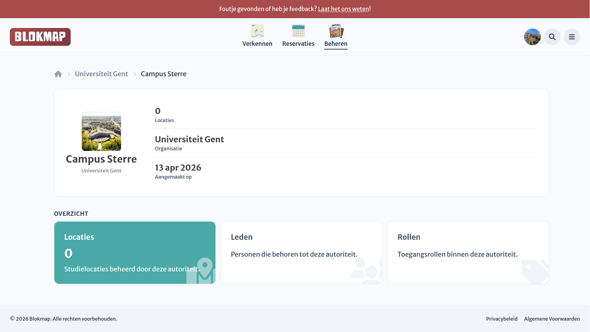 Afbeelding: Locatiegroep-dashboard