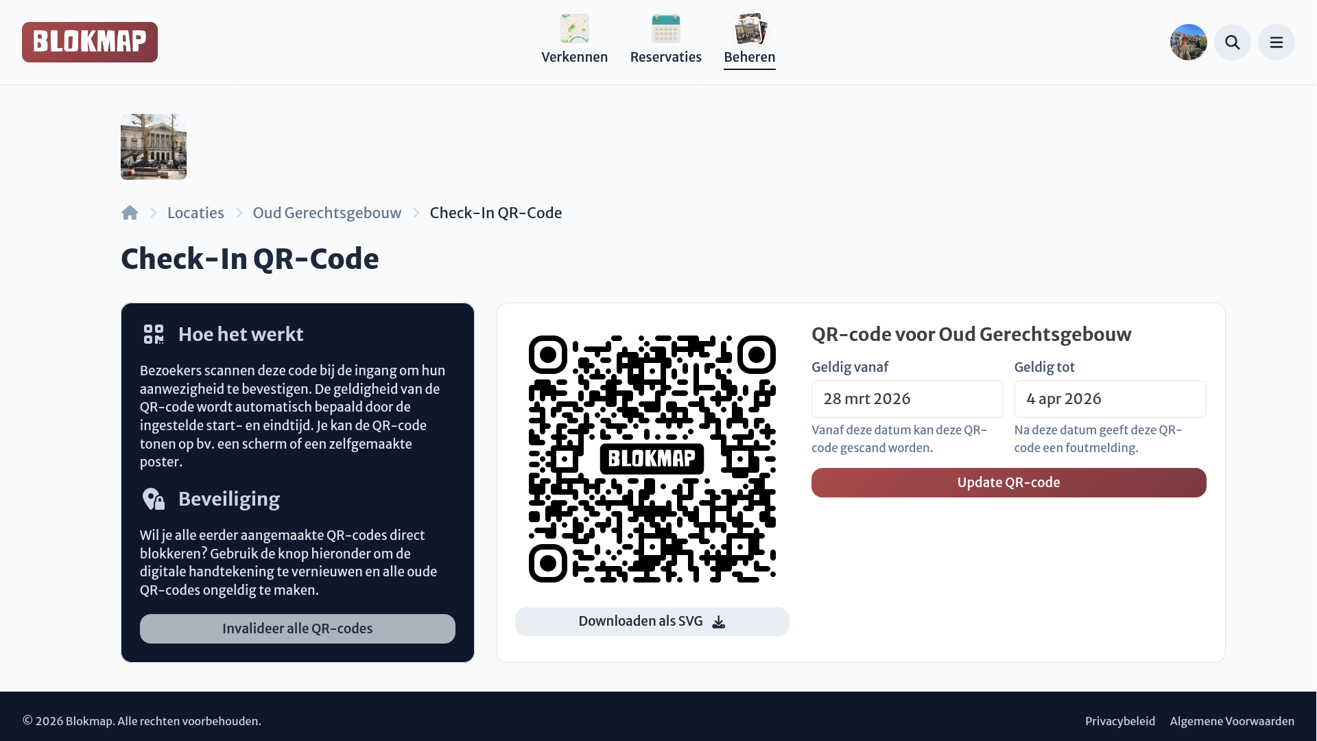 Afbeelding: QR-codes instellen